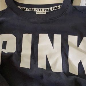 Crop top cut out shoulders lightweight sweater